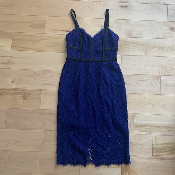 Express Corset Lace Dress Sz4 -Like New - Picture 1 of 11